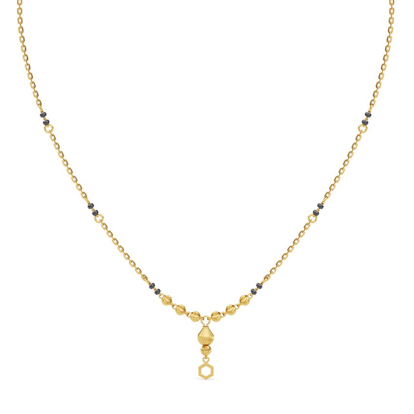 Gleaming Zivah 22KT Gold Mangalsutra