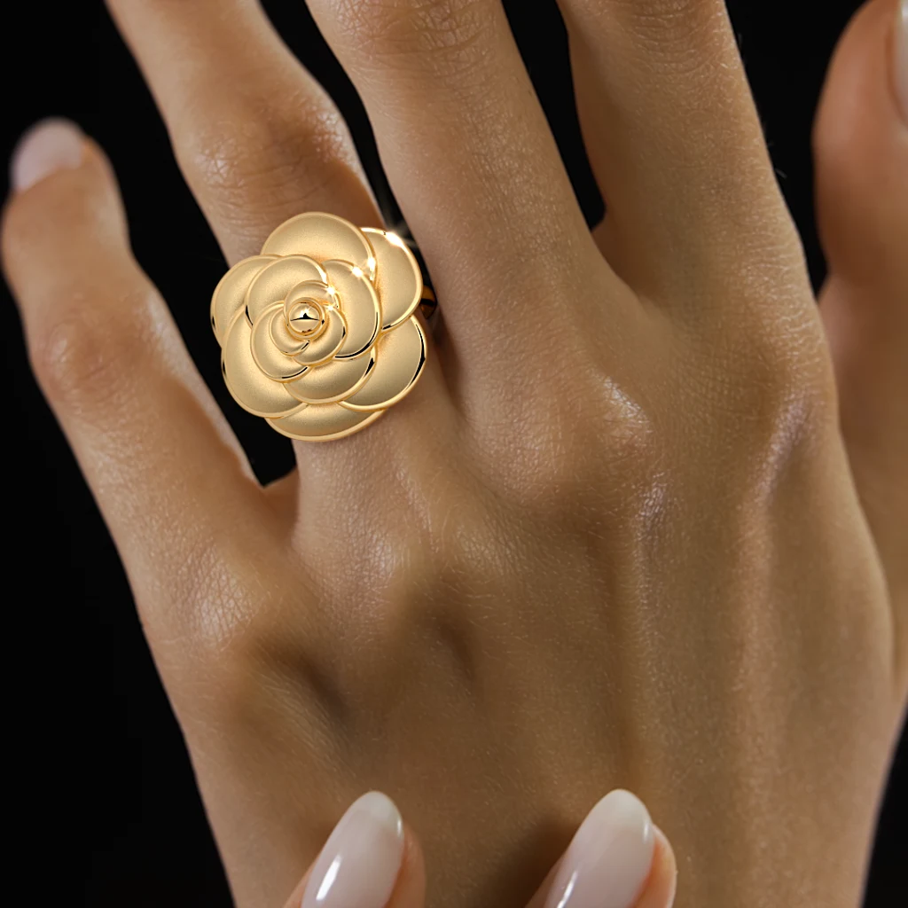 The Lustrum Cocktail Ring - alternate view