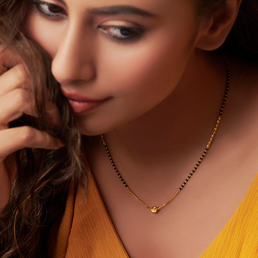 Daksha 22KT Gold Mangalsutra - alternate view
