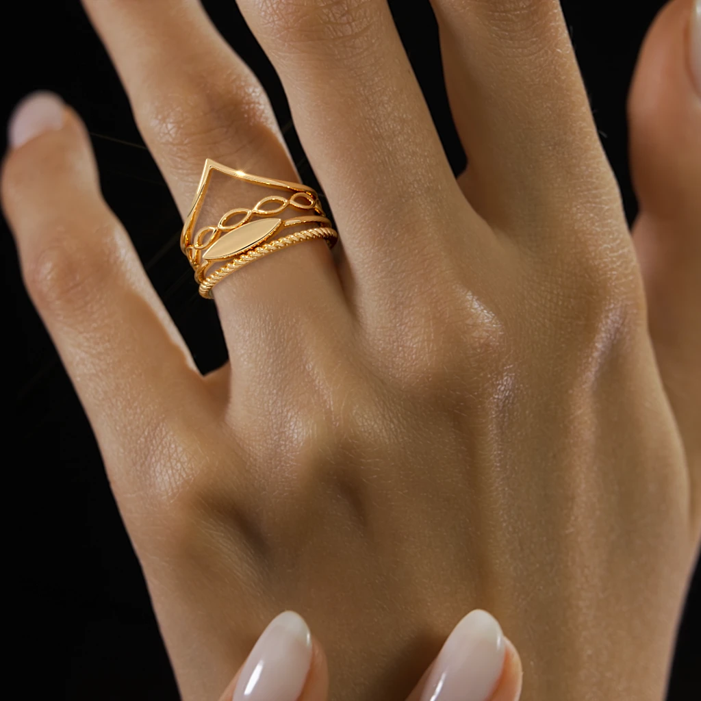 The Alchemy Stackable Ring - alternate view